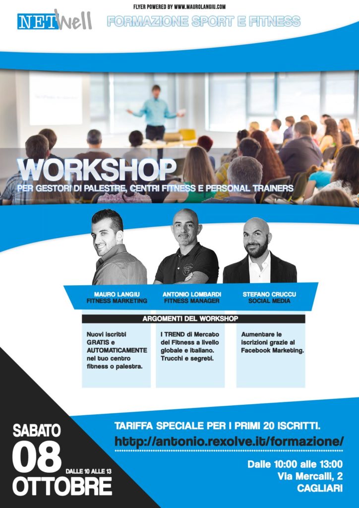 Rilancia la tua stagione - Workshop di formazione per centri sportivi, associazioni, fitness, istruttori e sportivi.