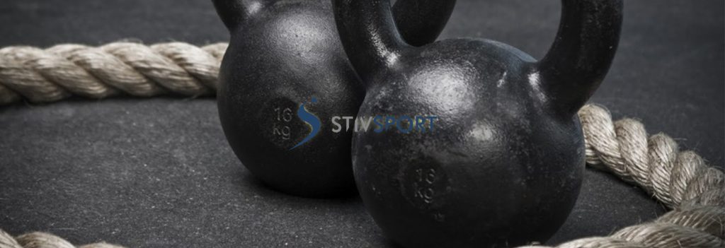 Kettlebell e funi per box Crossfit