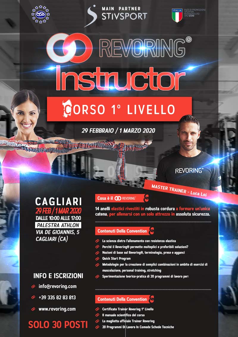 Corso Istruttore Revoring 1° liv. Cagliari 2020